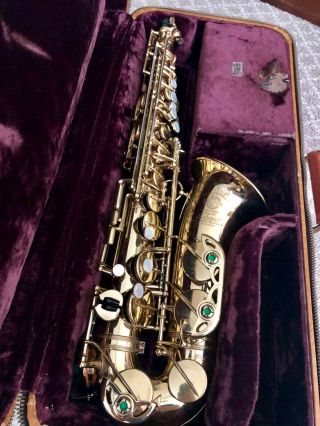 Vintage 1949 Selmer Balanced Action Alto Saxophone - With Case 9