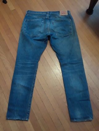 Levi Lvc 501 Vintage 1966 Big E Jeans Red Line Selvedge 34 × 32 37 × 32.  5