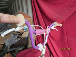 Vintage 80 ' s GT Zoot Scoot scooter Odyssey Gyro brakes BMX Old School purple 9