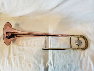 Vintage Conn Director Model Trombone w/ Coprion Bell and Case 4