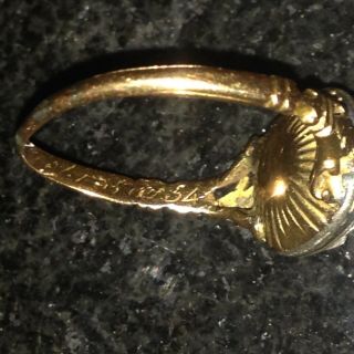 A Rare Stunning Georgian 1754 Old Mine Cut Diamond Ring Circa 6