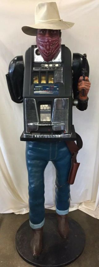 Vintage American One Arm Black Jack 5cent Slot Machine