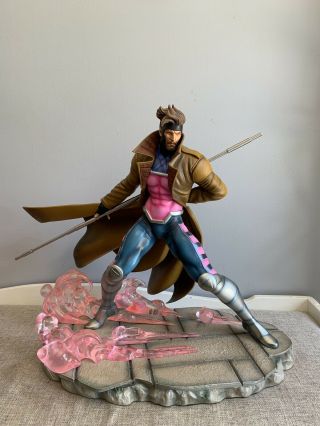 Custom Marvel Vs Capcom Gambit Statue 1/4 Scale - X - Men Nt Sideshow / Xm Rare