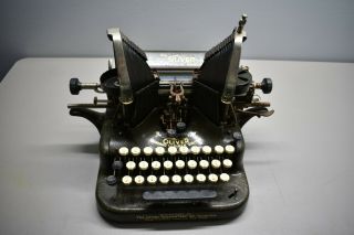 Vintage / Antique Oliver Batwing Typewriter No.  5 Standard Visible Writer