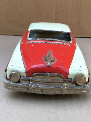 Vtg Linemar Marx Japan Friction Tin Toy Car,  Ford Sedan,  Coupe,  Cadillac Car?