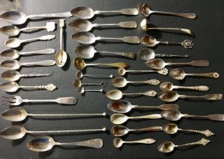 449 Grams Sterling Silver.  800 -.  925 Spoons