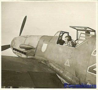 Best Luftwaffe Pilot In Cockpit Of Me - 109 Fighter Plane W/ Staffel Emblem