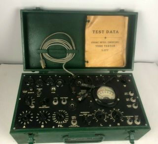 Vintage Signal Corps I - 177 Dynamic Mutual Conductance Tube Tester I - 177