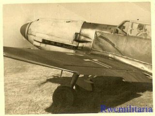 Best Luftwaffe Pilot In Me - 109 Fighter Plane Preparing For Take - Off; 1942