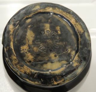 Signed Pewabic Pottery Vase Metallic Drip Glaze Detroit Arts & Crafts Antique 4