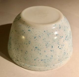 Vintage Pyrex Splatter Bowl,  Turquoise,  Rare,  HTF,  OOAK,  One Of A Kind 6