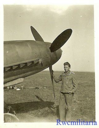 Best Decorated Luftwaffe Fighter Pilot Posed By Me - 109 Fighter Plane; 1942