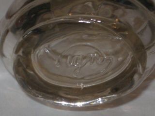 Vintage Vigny Glass Perfume Bottle Eau De Cologne - 2 OZ - Open/Empty,  4 