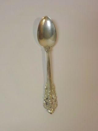 Set/4 Wallace GRAND BAROQUE Sterling Silver Soup Spoons - 180 grams 4