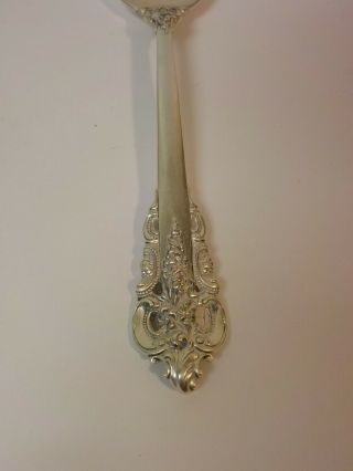 Set/4 Wallace GRAND BAROQUE Sterling Silver Soup Spoons - 180 grams 5