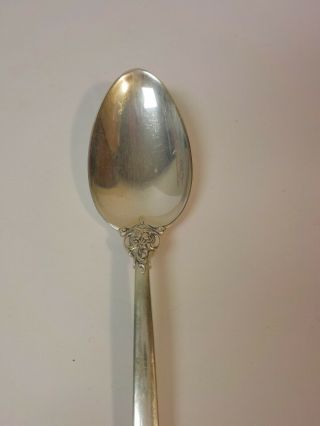 Set/4 Wallace GRAND BAROQUE Sterling Silver Soup Spoons - 180 grams 6