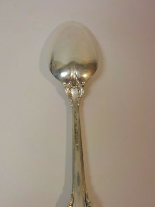 Set/4 Wallace GRAND BAROQUE Sterling Silver Soup Spoons - 180 grams 9