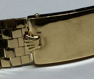 Rolex 18k Gold Exotic Vintage 19mm Pre - Daytona Bracelet 6034,  6238,  6034 2