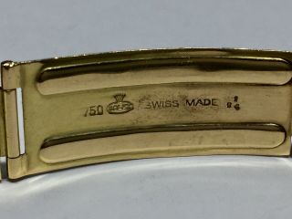 Rolex 18k Gold Exotic Vintage 19mm Pre - Daytona Bracelet 6034,  6238,  6034 4