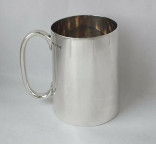 Smart Antique Solid Sterling Silver 1/2 Pint Cup/ Mug 1904/ H 8.  7 Cm/ 250 G