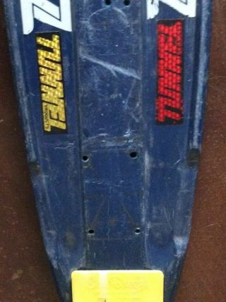 Vintage 1970’s Blue Z - FLEX Skateboard Deck Sea Breeze Skid Plate Dogtown 5