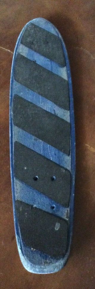 Vintage 1970’s Blue Z - FLEX Skateboard Deck Sea Breeze Skid Plate Dogtown 6