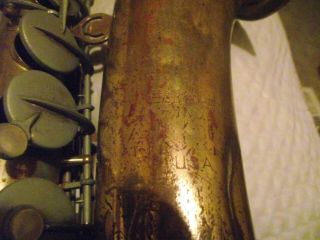 Vintage Conn 10M Tenor Saxophone part or 3