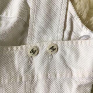 CHANEL Vintage Cotton Off White Dress FR36 Like A Princess 4