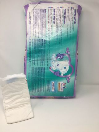 Vintage Pampers Baby Dry Size 5 59 Diapers Gentle Care Lotion Bears Thin 2