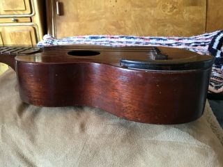 VINTAGE EARLY 20’S C.  F.  MARTIN UKULELE STYLE (0) ALL ORIG.  EXCEPT ARMREST 12