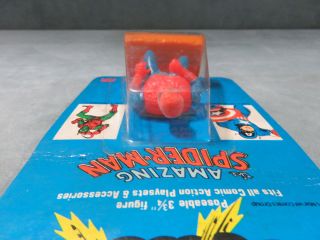 Vintage 1975 Mego Heroes Spider - Man in Packaging 4