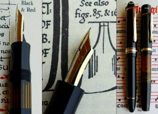 Montblanc 146 1st Issue Celluloid Fountain Pen 1948.  14C F Flex Nib.  Ultra RARE 5