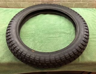 Goodyear Grasshopper Vintage Flat Track Tire 3.  25/3.  50 X 19 - 4 Ply
