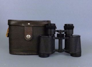 Old Ussr Russian Soviet Bpc 4 8x30 Binocular In Leather Case Circa 1977