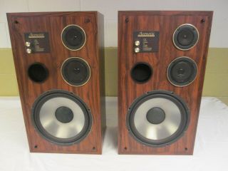 Vintage Pair Acoustic Studio Monitor Floor Speakers Series 3311
