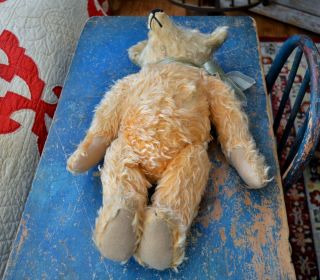 Antique 1920s Apricot Musical Jopi Teddy Bear 18” 4