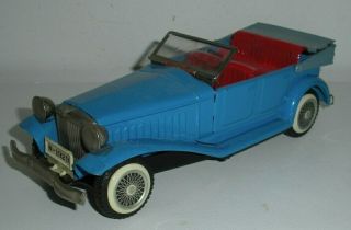 Vintage Japan Tin Friction Drive Convertible (7 - 1/2 Inches Long)