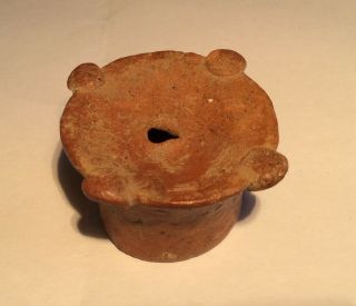 Maya Ear Spool 2 Pottery 600 - 900AD PreColumbian Mayan 2