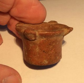 Maya Ear Spool 2 Pottery 600 - 900AD PreColumbian Mayan 3