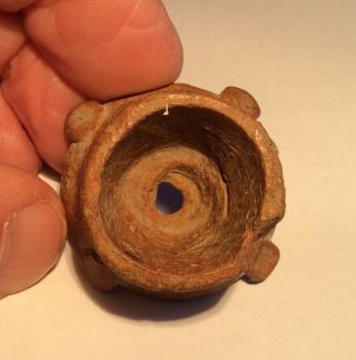 Maya Ear Spool 2 Pottery 600 - 900AD PreColumbian Mayan 4