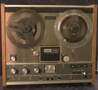 Vintage Teac 1250 Stereo Tape Deck Reel To Reel Automatic Reverse