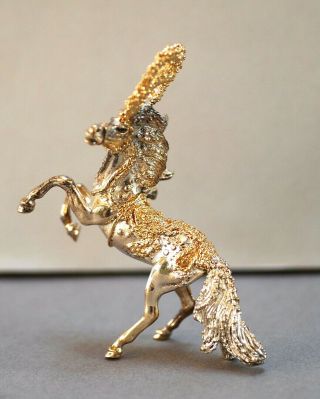 RARE SASCHA BRASTOFF STERLING SILVER CIRCUS HORSE LIMIITED ED COND 10