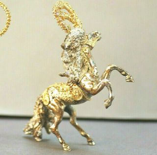 Rare Sascha Brastoff Sterling Silver Circus Horse Limiited Ed Cond