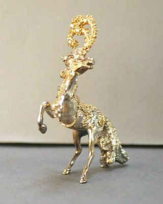 RARE SASCHA BRASTOFF STERLING SILVER CIRCUS HORSE LIMIITED ED COND 3