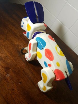 Vintage toy Wacky dog w/key Cragstan Vanda Sears Exclusive windup toy 1960s Rare 3