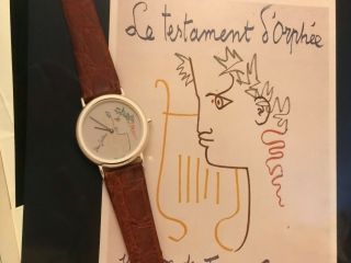 Corum - Jean Cocteau Watch - " Rare " - Grey Dial