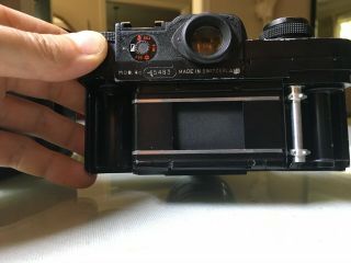 ALPA REFLEX MOD 6C RANGEFINDER 35mm FILM CAMERA - RARE BLACK COLOR 5