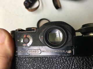 ALPA REFLEX MOD 6C RANGEFINDER 35mm FILM CAMERA - RARE BLACK COLOR 7