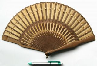VERY RARE Antique Micro Mosaic Brise Fan by Franz PODANY ca 1875 Eventail Fächer 9