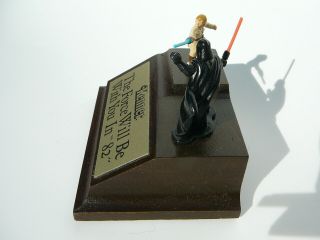 Kenner Star Wars Prototype Employee Micro Toy Fair Breakfast Award 1982 Rare 2